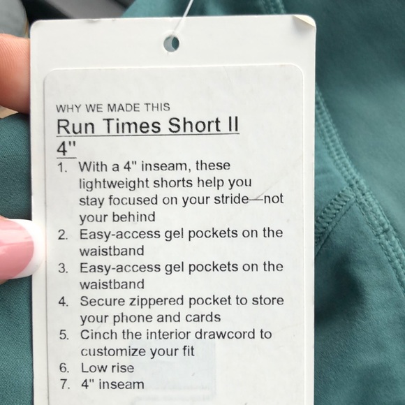 JUST IN ✔️NWT LULULEMON SHORT - Picture 8 of 8